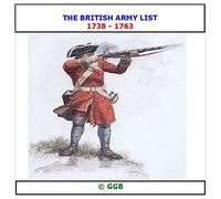 THE BRITISH ARMY LIST 1738-1763 CD ROM