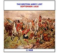 THE BRITISH ARMY LIST SEPTEMBER 1828 CD ROM