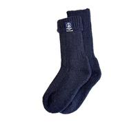 THE BRITISH BOOT SOCK CO 100% British Wool Boot Socks - Navy | Wool Socks for Hiking, Work & Cosy Wear | Warm, Breathable, Durable Luxury Boot Socks (UK, Numeric, 8, 12, Regular, Regular)