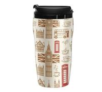 The British Clock Towers Buses Coffee Tumbler Travel Mug