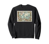 The British Empire In 1886 Map Imperial Federation Sweatshirt