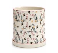 The British Gardening Company Bees Design Ceramic Indoor Plant Pot 14cm | Size: Large The British Gardening Company Multicolor Large