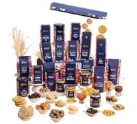 The British Hamper Company Large Indulgent Traditional Hamper - Luxury Alcohol-Free Food Gift, Hamper Basket for Families & Couples, Sweet & Savoury Treats, British Gourmet Selection
