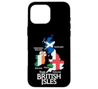 The British Isles Flags Map Case for iPhone 16 Pro Max