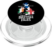 The British Isles Flags Map PopSockets PopGrip for MagSafe