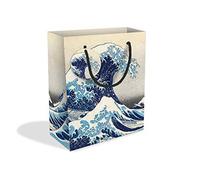 The British Museum Gift Bags - THE GREAT WAVE MEDIUM BAG - Gift Packaging The British Museum Multicolor