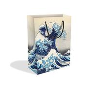 The British Museum The Great Wave Large Gift Bag The British Museum Multicolor