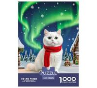 The British Shorthair Cat, 1000-piece Puzzle, Boosts Concentration And Problem-solving Skills, Ideal for Framed Artwork Or Holiday Presents, Suitable for Ages 10+, Pet, 38x26cm/1000pcs