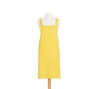 THE BRITISH TEXTILES CO Crossover - Apron 88x84cm Yellow 100% Linen Easy-to-wear shapes