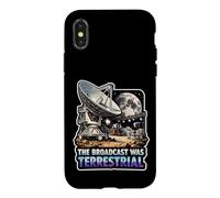 The Broadcast Was Terrestrial Moon Landing Conspiracy Theory Case for iPhone X/XS