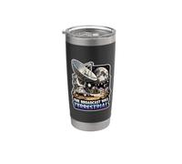 The Broadcast was Terrestrial Moon Landing Conspiracy Theory Stainless Steel Insulated Tumbler