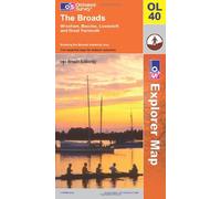 The Broads: Sheet OL40 (OS Explorer Map)