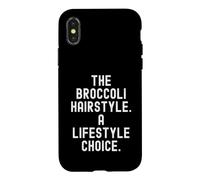 The Broccoli Hairstyle A Lifestyle Choice Funny Case for iPhone X/XS