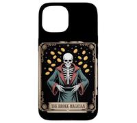 The Broke Magician Skeleton Tarot Occult Coins Case for iPhone 15