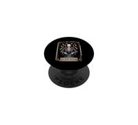 The Broke Magician Skeleton Tarot Occult Coins PopSockets Adhesive PopGrip