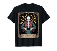 The Broke Magician Skeleton Tarot Occult Coins T-Shirt