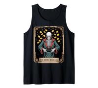 The Broke Magician Skeleton Tarot Occult Coins Tank Top