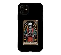 The Broke Magician Skeleton Tarot Occult Humor Case for iPhone 11