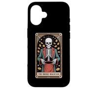 The Broke Magician Skeleton Tarot Occult Humor Case for iPhone 16