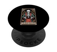 The Broke Magician Skeleton Tarot Occult Humor PopSockets Adhesive PopGrip