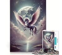 The Broken Glass Moon 1000 Piece Jigsaw Puzzles for Adults Jigsaw Mental Toy Soothing Fun Premium Cut Birthday Gift (50x75cm)