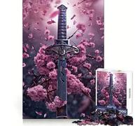 The Broken Katana Hard Jigsaw Puzzle for Adults 1000 Pieces Strengthen Recall Stress Release Premium Edge Fine Art Piece (38x52cm)
