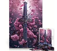 The Broken Katana Jigsaw Puzzles 1000 Pieces for Adults Think Smart Toy Indoor Play Accurate Cut Lovely Gift (38x26cm)