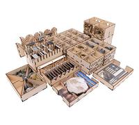The Broken Token Untold Journeys Box Organizer for The Lord of The Rings: Journeys in Middle-Earth - Wood Storage Box with Multiple Trays - Wooden Game Organizer