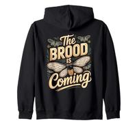 The Brood Is Coming Cicada Emergence 2024 Zip Hoodie