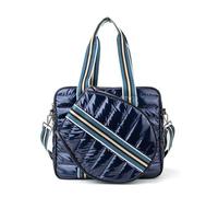 The Brooke | Tennis Puffer Duffel Sport Bag (Navy)