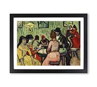 The Brothel By Vincent Van Gogh Classic Painting Framed Print | A3 Black Framed Wall Art | Ready to Hang | Classic Historical Picture | Living Room Bedroom Lounge Office