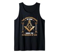 The Brotherhood of Man Under The Fatherhood of-God Masonic Tank Top