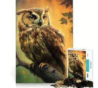 The Brown Owl 1000 Pieces Puzzles for Teenagers Boost Recall Relaxing Fun Accurate Edge Thoughtful Gift (50x75cm)