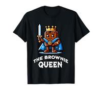 The Brownie Queen Funny Chocolate Brownie Lover T-Shirt