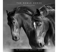 The BrownTrout Portrait Series: The Noble Horse 2025 12 x 24 Inch Monthly Square Wall Calendar Plastic-Free
