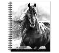 The BrownTrout Portrait Series: The Noble Horse | 2026 6 x 7.75 Inch Spiral-Bound Wire-O Weekly Engagement Planner Calendar | New Image Every Week | Pets Equestrian