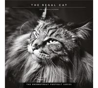 The BrownTrout Portrait Series: The Regal Cat | 2026 12 x 24 Inch (Hanging) Monthly Square Wall Calendar | Plastic-Free | Pet Kitten Feline