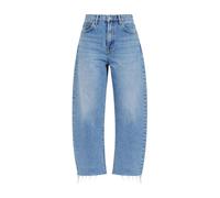 The Bubble Crop Jeans - female - Frame - Loose Fit Jeans - Blue - W24 - Jeans W24