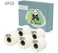 The Bubbli 54x101mm 99014 Address Shipping Labels - 5 Rolls (220/Roll), Price Barcode Label Compatible for LabelWriter & Seiko LW310 LW320 LW330 LW400 LW450 Twin Duo 4XL (1,100Labels Total)