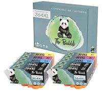 The Bubbli Original | 364 364XL Compatible Ink Cartridges for HP Photosmart 7520 C310A 7510 C410a C309g C6380 C309a D7560 D5460 B8550 C410b C309n C6324 C5324 C6388 D5468 C5380 (10-Pack)
