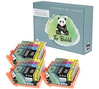 The Bubbli Original | 920XL Compatible Ink Cartridges for HP OfficeJet 6500A Plus 6000 6500A 6500 Wireless 7000 Wide Format (12-Pack)