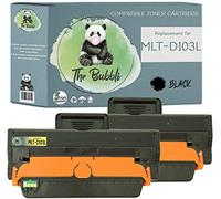The Bubbli Original | MLT-D103L 103L Compatible Toner for SAMSUNG SCX-4728FD SCX-4729FD SCX-4729FW ML-2950ND ML-2955DW ML-2955ND (2 BLACK)