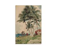 The Buccaneers by Winslow Homer Classic Masterpiece Poster Canvas Wall Art Prints Photo Picture Paintings Room Decor Home Decorative 12x18inch(30x45cm)