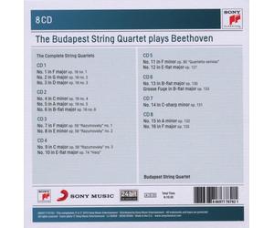 THE BUDAPEST STRING QUARTET PLAYS BEETHOVEN: THE COMPLETE STRING QUARTETS NEW CD