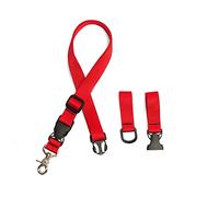 The Buddy System Made in USA Regular Dog System, The Extra Buddy, Red, One Size