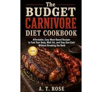 The Budget Carnivore Diet Cookbook: Affordable, Easy Meat-Based Recipes to Fuel Your Body, Melt Fat, and Stay Zero-Carb Without Breaking the Bank