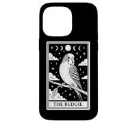 The Budgie Budgerigar Parrot Tarot Card Witchy Moon Case for iPhone 14 Pro Max