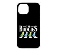 The Budgies Crossing Parakeet Design Case for iPhone 15