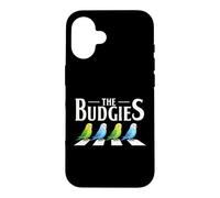 The Budgies Crossing Parakeet Design Case for iPhone 16
