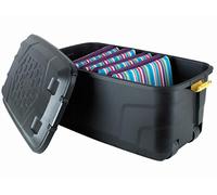 Storage Box XW440-BLK/YEL-EX 145 L Black Polypropylene 94 x 52 x 45 cm